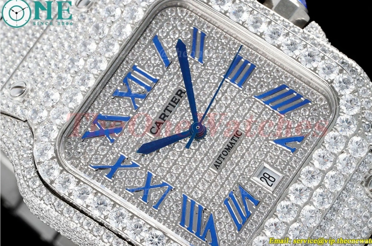 SS Mens XL 100 40mm Rmn MY9015 AMG Santos SS Dia 0124